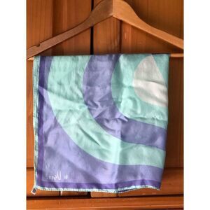 Vintage VERA Neuman Scarf 25”C25” Rectangle Made In Japan